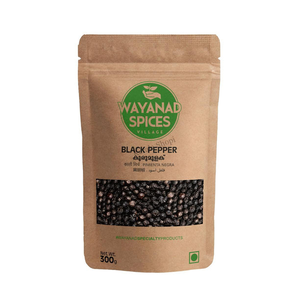 Black Pepper Whole, 150g - Wayanad Spices